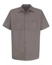 Cotton Short Sleeve Uniform Shirt - Tall Sizes
