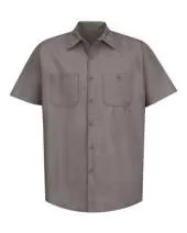 Industrial Short Sleeve Work Shirt - Tall Sizes