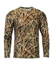 Oxford Performance Camo Print Long Sleeve T-Shirt