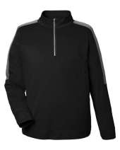 CORE365 CE404 Men's Market Snag Protect Mesh Colorblock Quarter-Zip