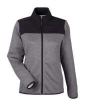 CORE365 CE74W Ladies' Venture Heathered Stripe Hybrid Jacket