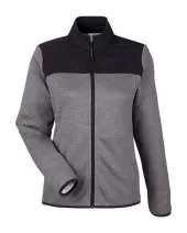 CORE365 CE74W Ladies' Venture Heathered Stripe Hybrid Jacket