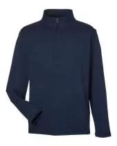 Glyder MDP1772 Men's Marbled Jersey Fairway Quarter-Zip