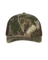 Outdoor Cap OC771C Structured Camo Trucker With Solid Mesh Back Hat