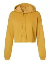 BELLA + CANVAS 7502 Women's Crop Fleece Hoodie Sweatshirt