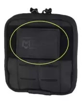 MERET SPBK10 Small Blank Black Patch - Qty 10