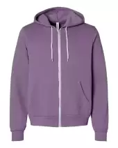 Bella + Canvas 3739 Unisex Poly-Cotton Fleece Full-Zip Hoodie
