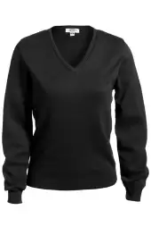 Edwards 7090 Ladies V-Neck Cotton Sweater