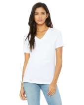Bella + Canvas 6405 Ladies' Relaxed Jersey Short-Sleeve V-Neck T-Shirt