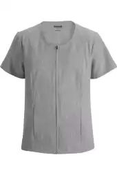 Edwards 7279 Ladies' Scoop Neck Zip Front Tunic