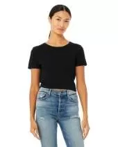 Bella + Canvas 6681 Ladies' Poly-Cotton Crop T-Shirt