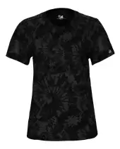 Badger 4974 Women's Tie-Dyed Tri-Blend T-Shirt