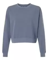 Comfort Colors 1566L Women's Garment-Dyed Mid-Length Crewneck Sweatshirt