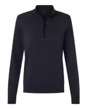 Devon & Jones DG446W Women's New Classics Quarter-Zip Sweater