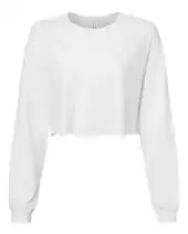 Bella + Canvas 6501 Fast Fashion Women's Cropped Long Sleeve Tee