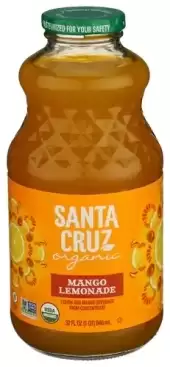 Santa Cruz, Juice Mango Lemonade Org, Case of 12 X 32 Oz
