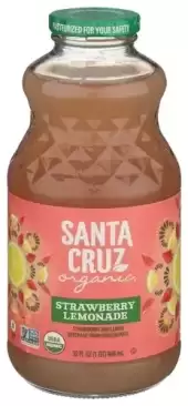 Santa Cruz, Organic Strawberry Lemonade 32oz