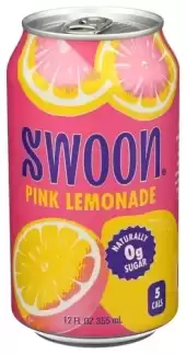 Swoon Lemonade - Naturally Zero Sugar Pink 12 Fl Oz