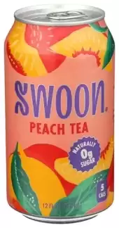 Swoon Tea - Naturally Zero Sugar Peach 12 Fl Oz
