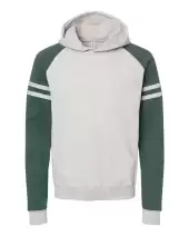 JERZEES 97CR Unisex Nublend? Varsity Colorblocked Raglan Hooded Sweatshirt 2 Pack