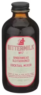 Bittermilk No.7 Gingerbread Old Fashioned Handcrafted Cocktail Mixer