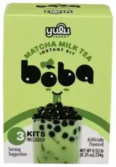 2416922 8.25 Oz Latte Bubble Pearl Instant Kit - Matcha Milk Tea With Authentic Brown Sugar Tapioca