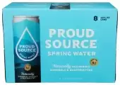 Proud Source, Spring Water Alkaline Ph 8.1, 12 Oz X 8 (Case Of 3)