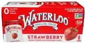 Waterloo Sparkling Water, Sparkling Water Strawberry, 96 Oz (Case Of 3)