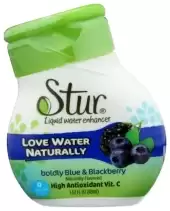 Stur, Liquid Water Enhancer Boldly Blue And Blackberry, 1.62 Oz(Case Of 6)