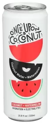 Once Upon A Coconut, Watermelon And Coconut Water, 10.8 Oz
