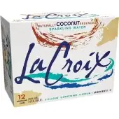 Lacroix Coconut Sparkling Water, 12 Oz, 24/Carton (40106) | Quill