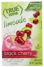 True Citrus, True Lime, Limeade, Black Cherry, 0.11 Oz (3 G) Each