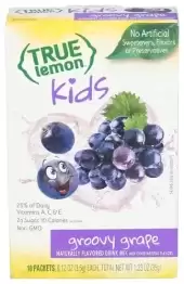 True Citrus, True Lemon, Kids Drink Mix, Groovy Grape, 10 Packets, 0.12 Oz (3.5 G) Each