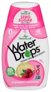 Sweetleaf Water Drops Stevia Water Enhancer Flavour Raspberry Lemonade