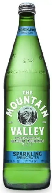 Mountain Valley 280204 750 Ml Sparkling Glass Water,