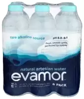 Evamor Natural Artesion Water 32 Fl Oz 6 Count