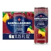 Sanpellegrino Italian Sparkling Drink Ciliegia And Limone, Sparkling Cherry And Lemon Beverage