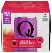 Q Mixers Ginger Beer Hibiscus 7.5 Fl Oz Each / 