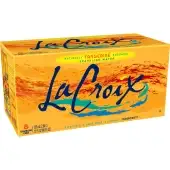 LA CROIX 12 Fl Oz Tangerine Sparkling Water, 