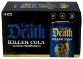 Liquid Death Sparkling Water, Killer Cola 6 Cans (12 Fl Oz Each)