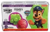 Shinewater Grape Raspberry Kids Drink Box-  (6.75 Fl Oz Each) - Naturally Flavored Water With Vitami