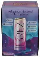 Br?z Dream Relaxing Tonic, Cherry Chamomile 4 Cans (12 Fl Oz Each)