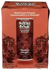 Melting Forest Functional Mocktail Whiskey Ginger ? Alcohol-Free, Euphoric Adaptogen Drink With Reis