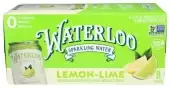 Waterloo Sparkling Water, Sparkling Water Lemon Lime, 96 Oz (Case Of 3)