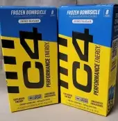 C4 Performance Energy Powder Drink Mix Frozen Bombsicle 8 Sticks Per Pk