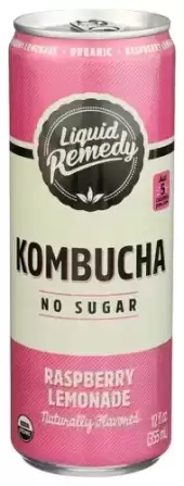 2412836 Raspberry Lemonade Kombucha Drink, 12 Fl Oz
