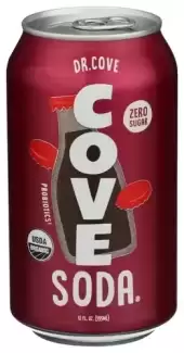 Cove Kombucha Organic Dr Cove Soda, 12 Fz