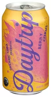 Daytrip Beverages, Organic Prebiotic Soda Berry Citrus, 12 Oz (Case Of 12)