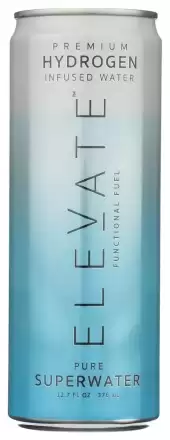 Elevate Hydrogen Water (15 Pk) Molecular Hydrogen Infused Alkaline Spring Water For Recovery Energy 