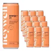 Heywell Sparkling Water Energy & Lift Orange Mango 12 Fl Oz